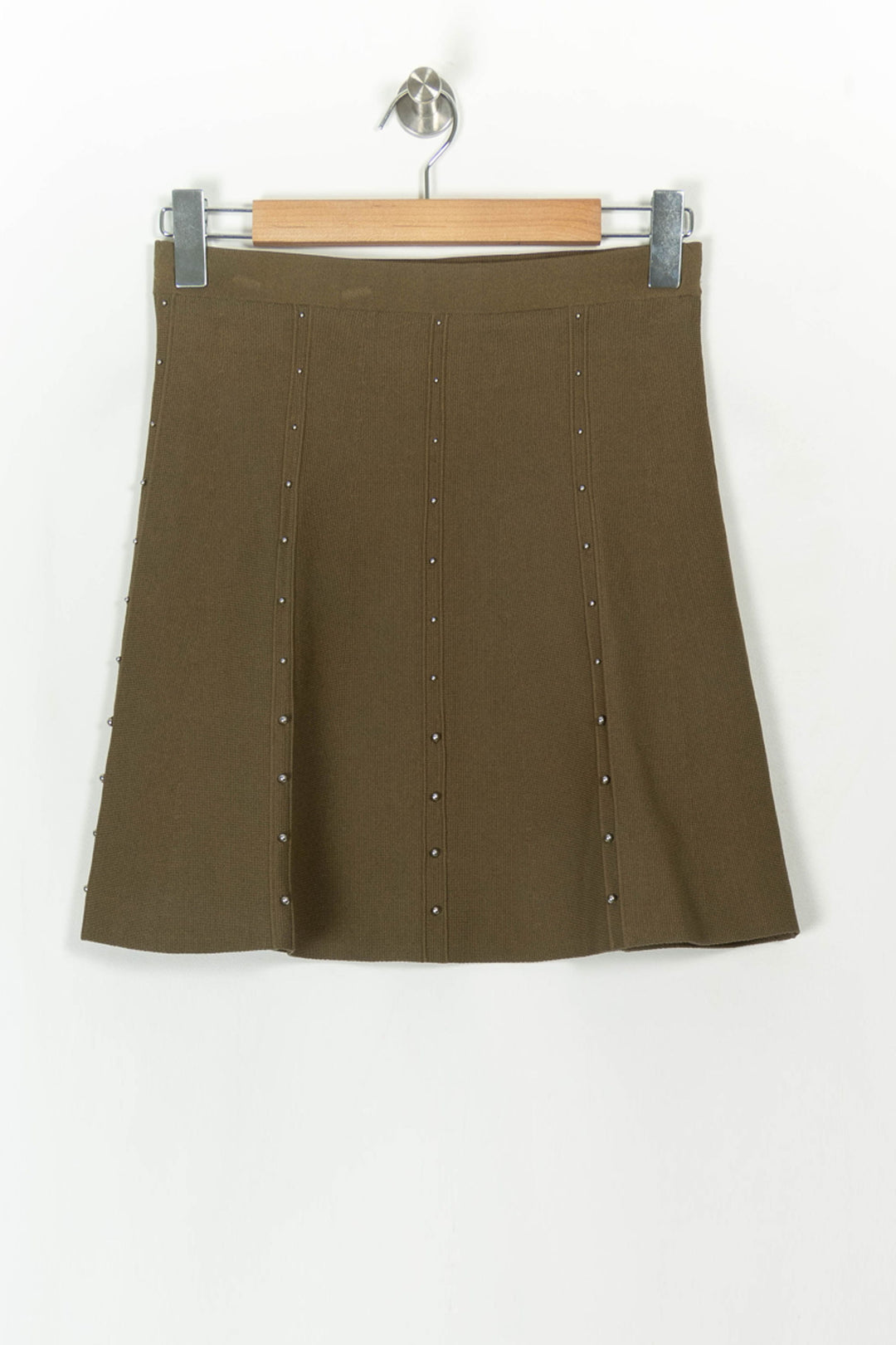 Jupe Courte Verte - Taille S/36 de la marque Sandro | PARAD119127 - Vendu par Paradigme - Image 2