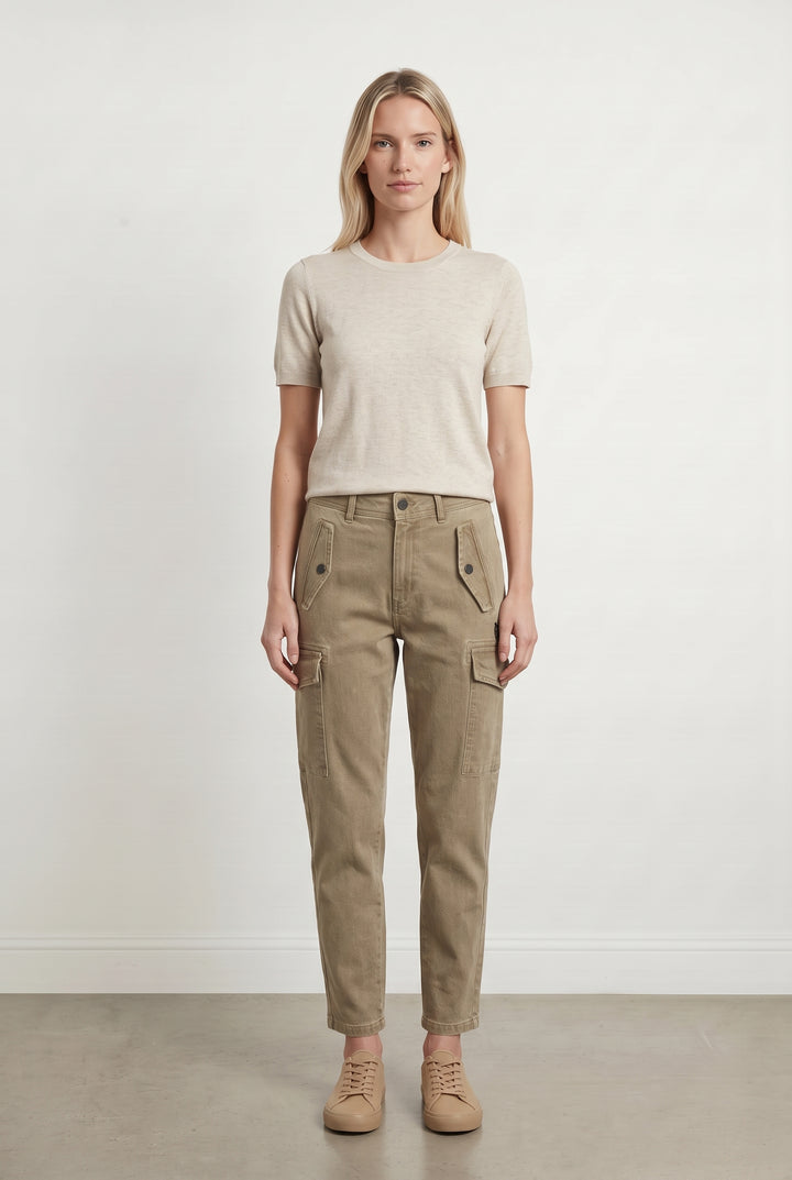 Pantalon Cargo Beige - Taille XS/34 de la marque IKKS | PARAD119130 - Vendu par Paradigme - Image 1
