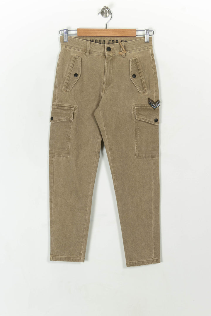 Pantalon Cargo Beige - Taille XS/34 de la marque IKKS | PARAD119130 - Vendu par Paradigme - Image 2