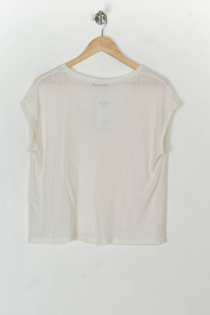 Tee-shirt Beige - Taille XS/34 de la marque La Fée Maraboutée | PARAD119132 - Vendu par Paradigme - Image 5