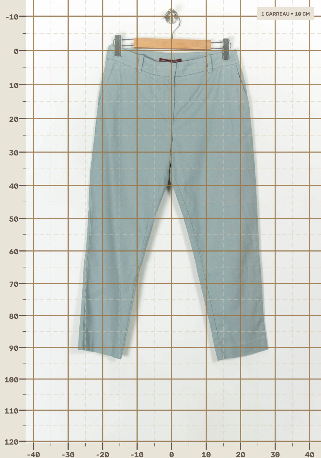 Pantalon Bleu - Taille M/38 de la marque Comptoir des Cotonniers | PARAD119133 - Vendu par Paradigme - Image 4