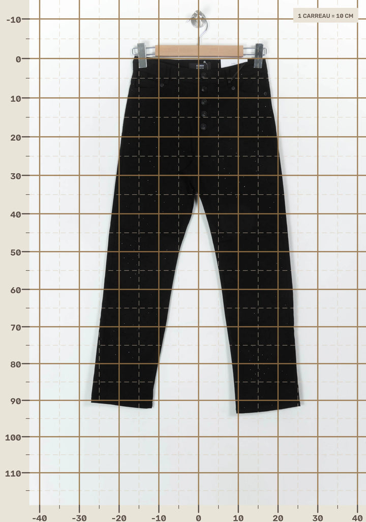 Jean Noir - Taille XS/34 de la marque IKKS | PARAD119134 - Vendu par Paradigme - Image 4