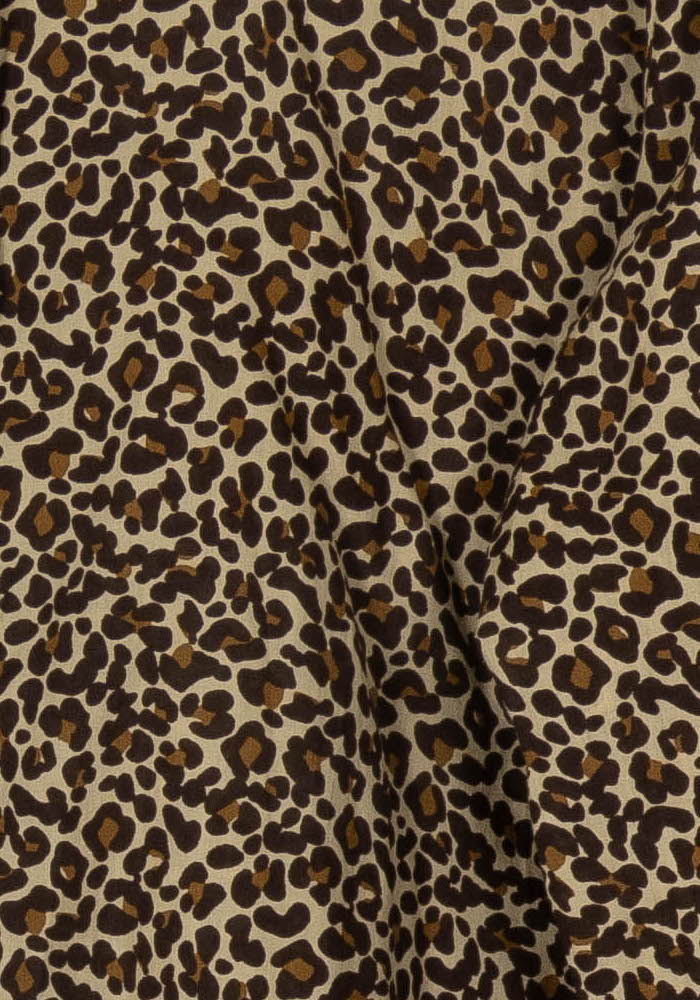 Blouse Léopard Marron et Beige - Taille XXL/44 de la marque Sézane | PARAD119136 - Vendu par Paradigme - Image 3