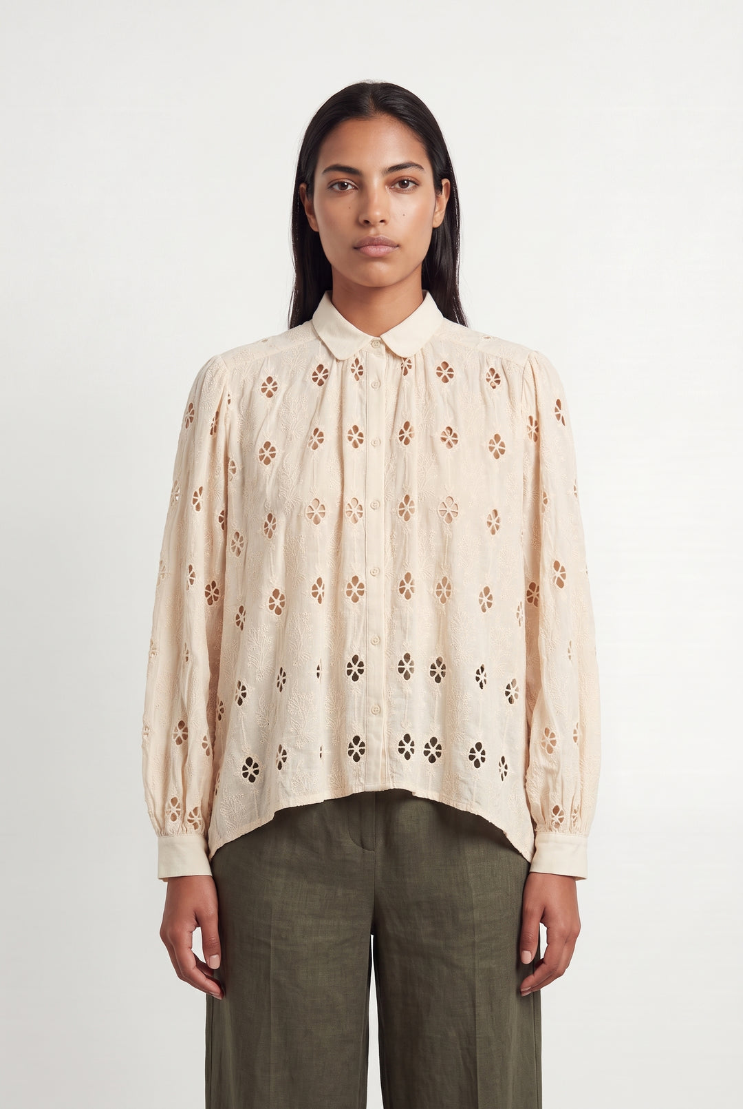 Blouse Beige - Taille L/40 de la marque Maje | PARAD119138 - Vendu par Paradigme - Image 1