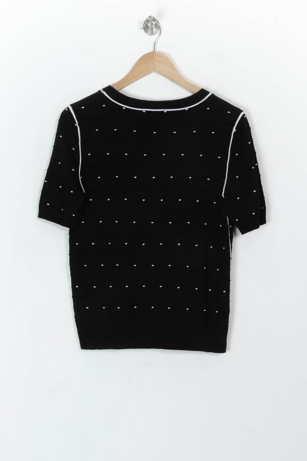 Pull Noir et Blanc - Taille L/40 de la marque Maison 123 | PARAD119139 - Vendu par Paradigme - Image 5