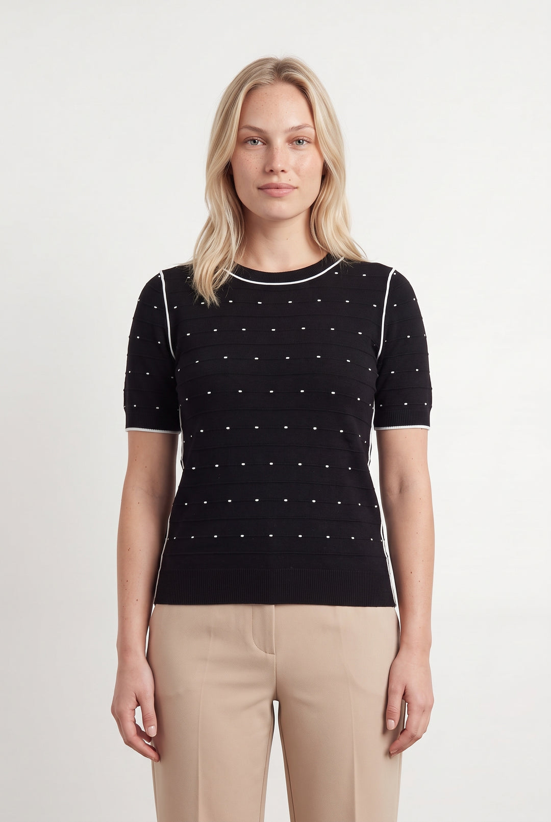 Pull Noir et Blanc - Taille L/40 de la marque Maison 123 | PARAD119139 - Vendu par Paradigme - Image 1