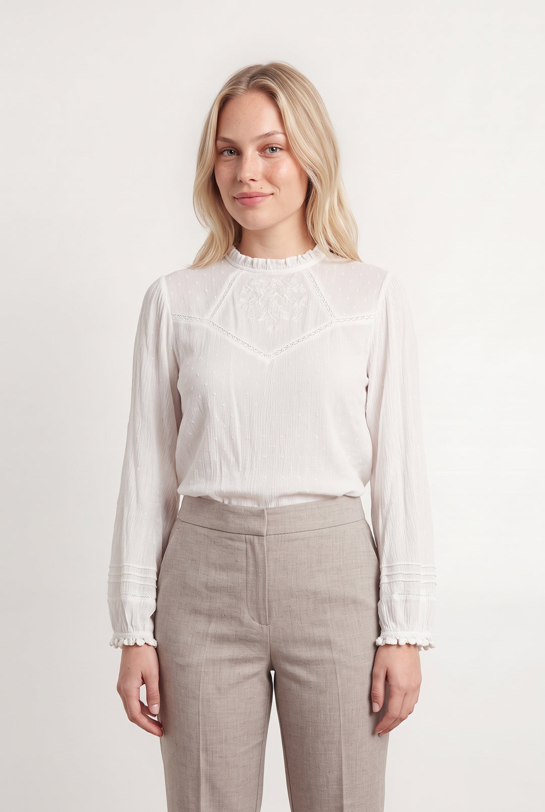 Blouse Blanche - Taille L/40 de la marque One Step | PARAD119141 - Vendu par Paradigme - Image 1