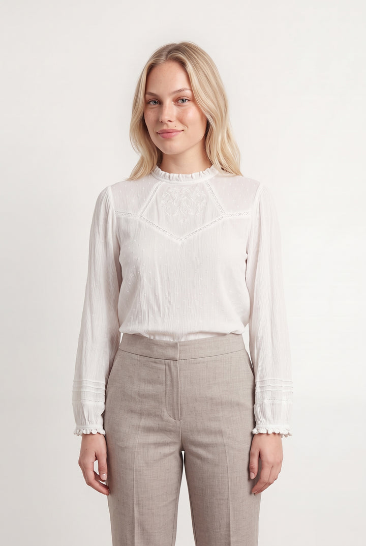 Blouse Blanche - Taille L/40 de la marque One Step | PARAD119141 - Vendu par Paradigme - Image 1