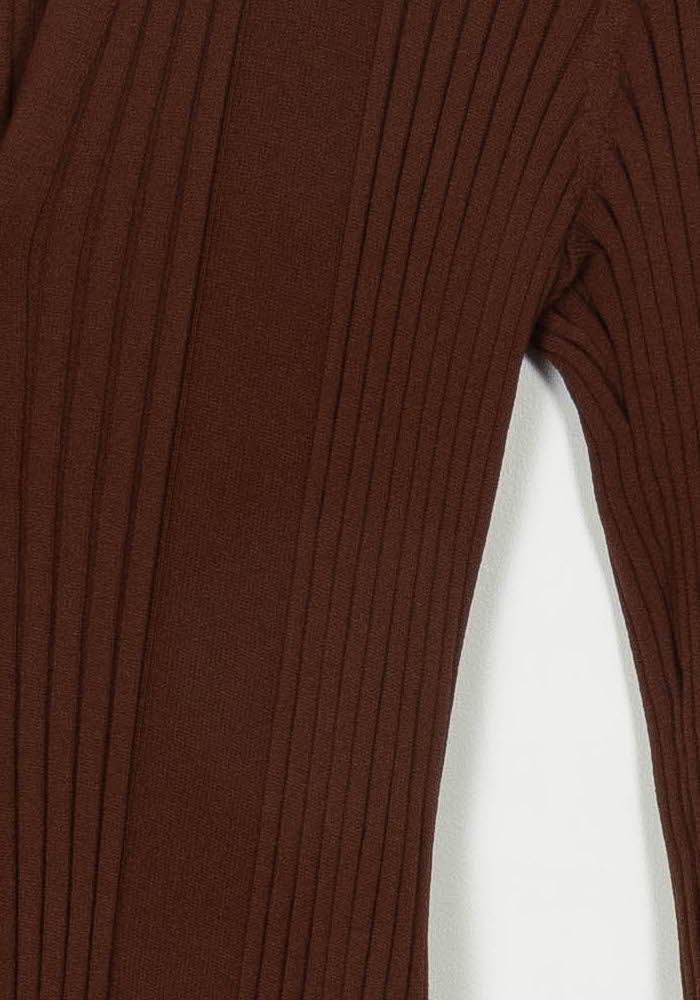 Robe Chemise Longue Marron - Taille L/40 de la marque Sandro | PARAD119142 - Vendu par Paradigme - Image 3