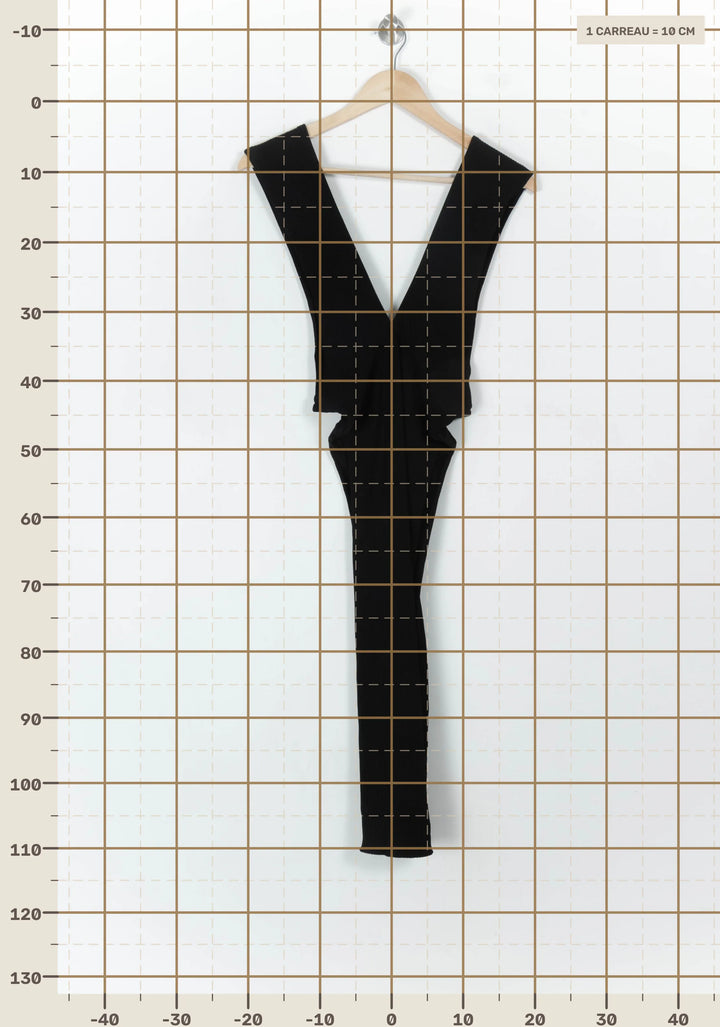 Robe Courte Noire - Taille L/40 de la marque Maje | PARAD119143 - Vendu par Paradigme - Image 4