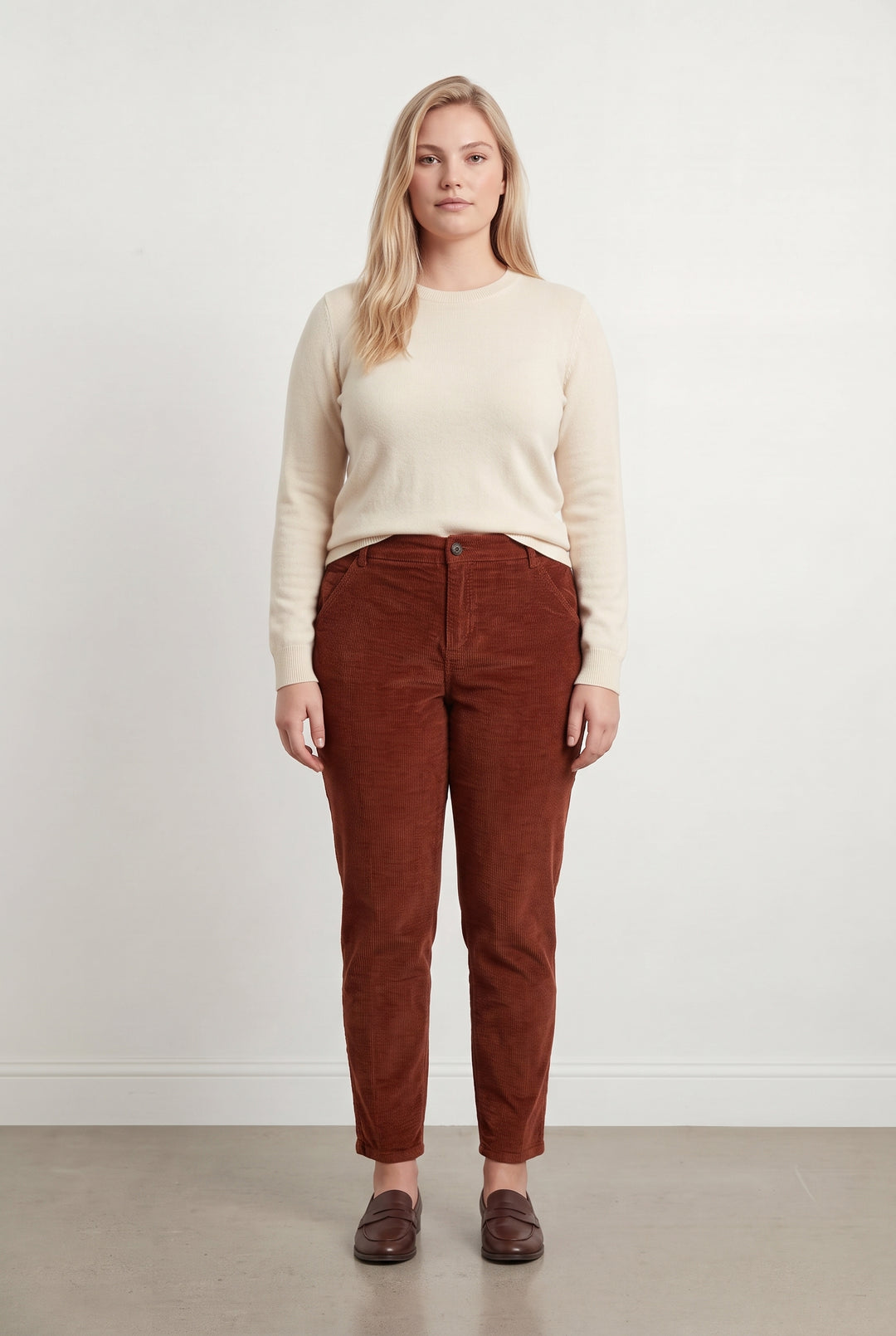 Pantalon Marron - Taille XXL/44 de la marque Indies | PARAD119147 - Vendu par Paradigme - Image 1
