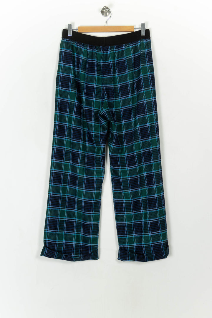 Pantalon Large Bleu et Vert - Taille XL/42 de la marque Indies | PARAD119148 - Vendu par Paradigme - Image 5