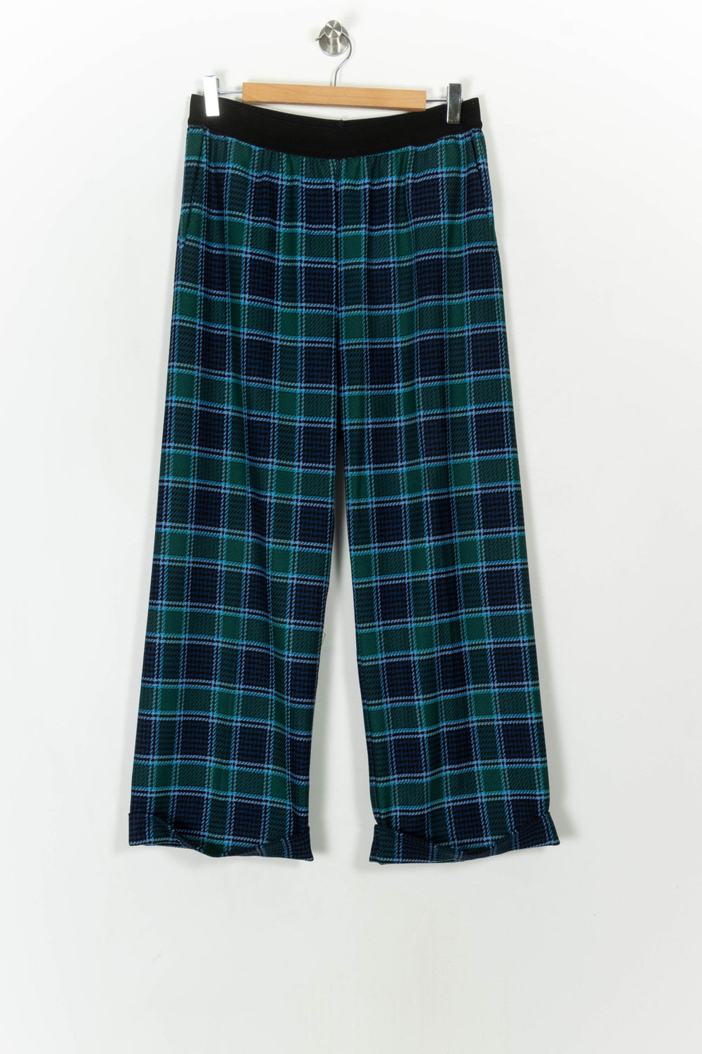 Pantalon Large Bleu et Vert - Taille XL/42 de la marque Indies | PARAD119148 - Vendu par Paradigme - Image 2