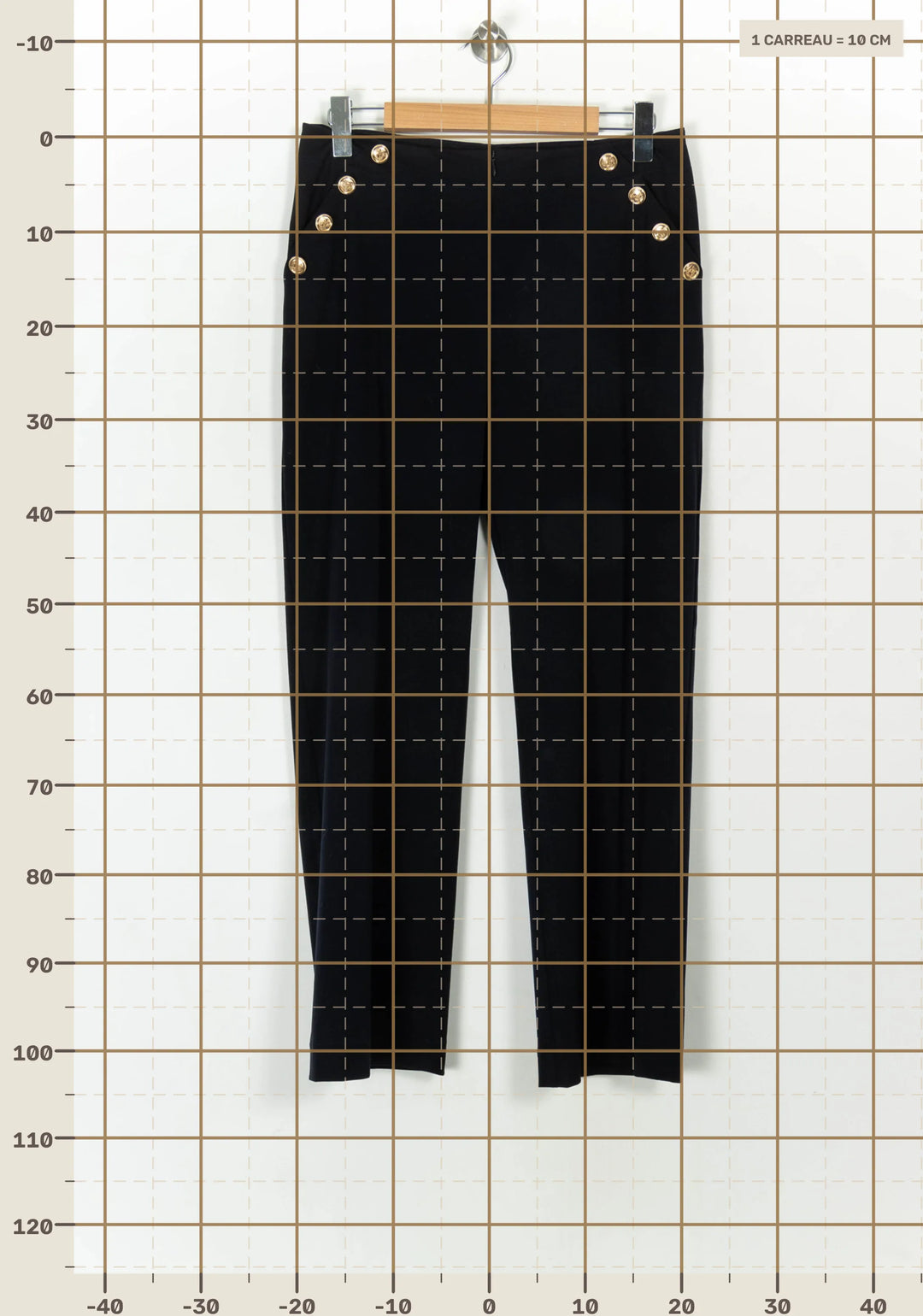 Pantalon Bleu - Taille L/40 de la marque Bleu Blanc Rouge | PARAD119150 - Vendu par Paradigme - Image 4