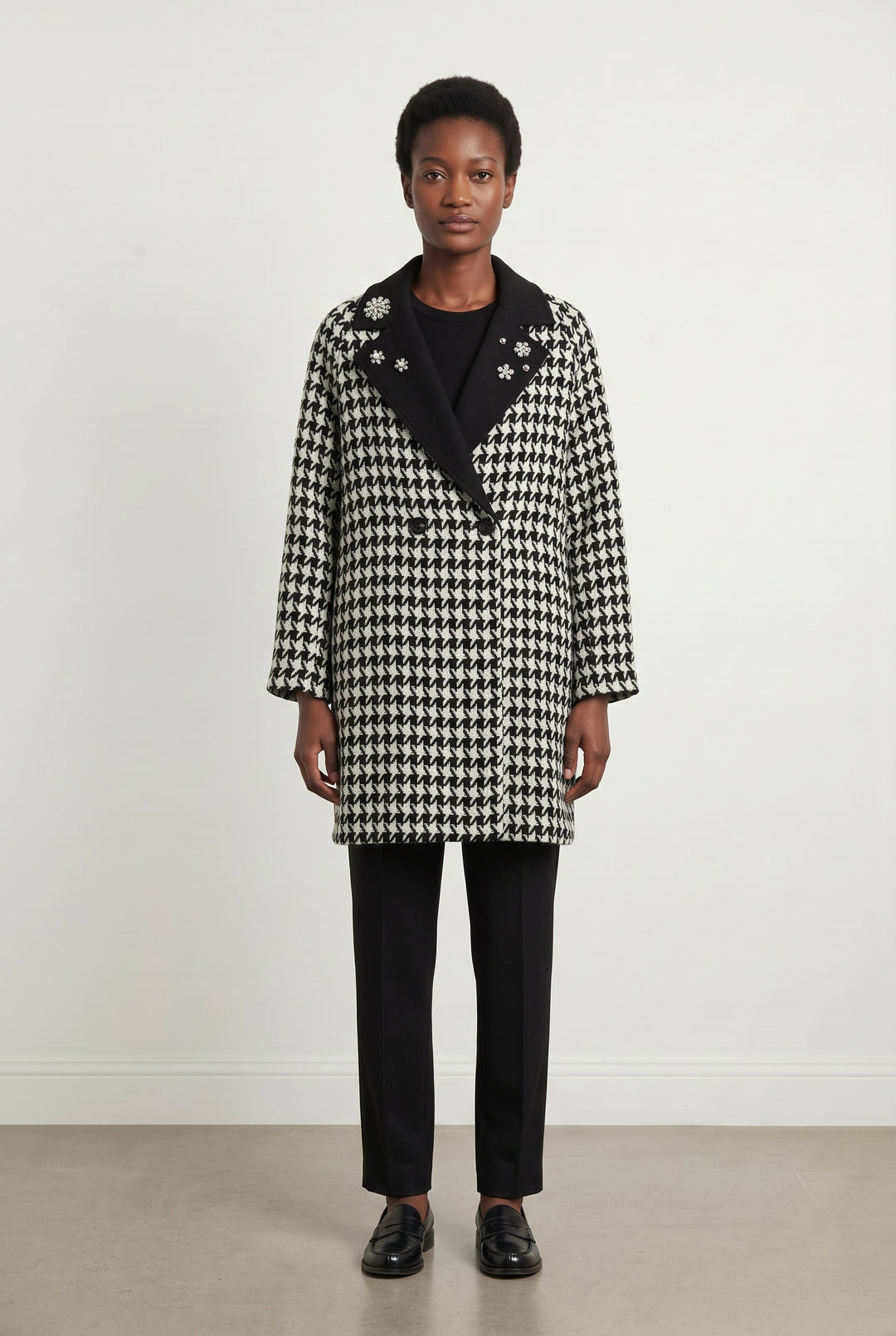 Manteau Noir et Blanc - Taille M/38 de la marque Bleu Blanc Rouge | PARAD119153 - Vendu par Paradigme - Image 1