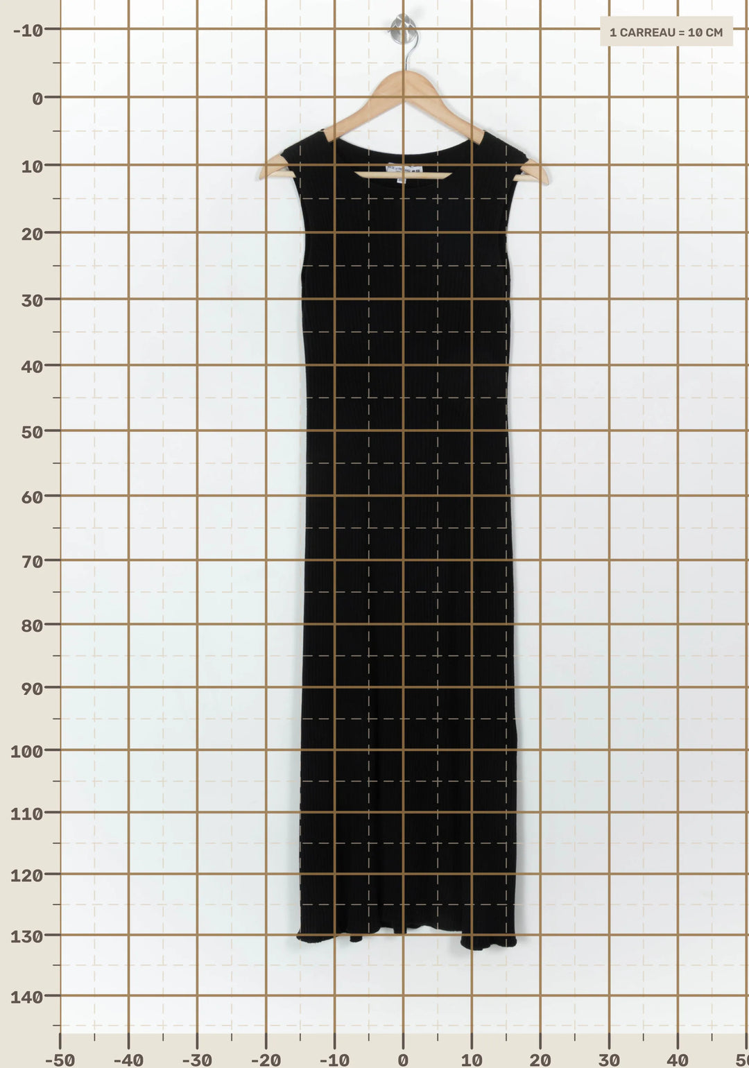 Robe Longue Noire - Taille M/38 de la marque Ines de la Fressange Paris | PARAD119156 - Vendu par Paradigme - Image 4
