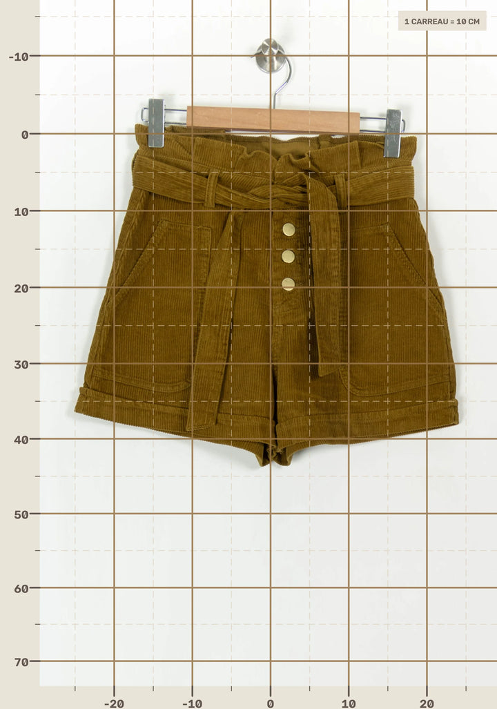 Short Marron - Taille M/38 de la marque La Petite Etoile | PARAD119157 - Vendu par Paradigme - Image 4