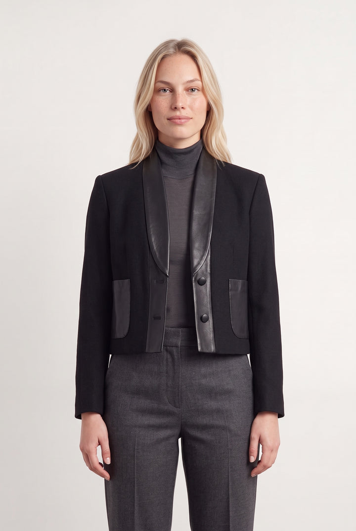Blazer Noir - Taille L/40 de la marque Sandro | PARAD119158 - Vendu par Paradigme - Image 1