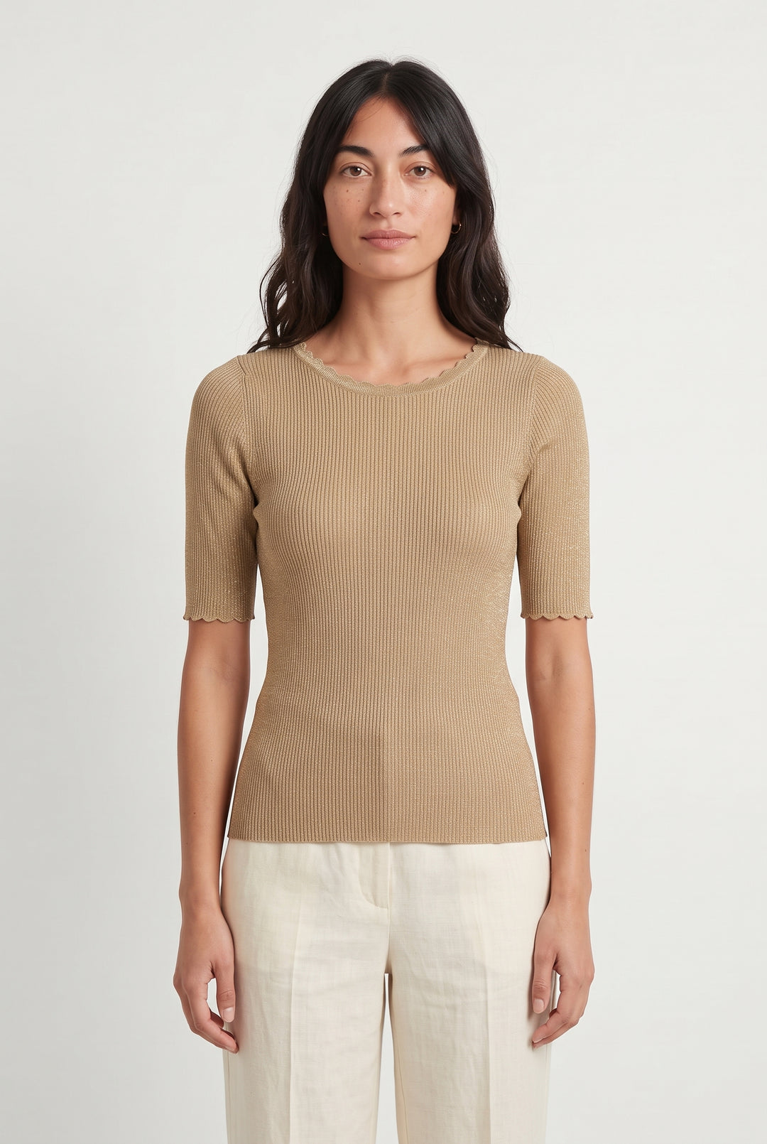 Pull Or - Taille S/36 de la marque Grace &amp; Mila | PARAD119159 - Vendu par Paradigme - Image 1