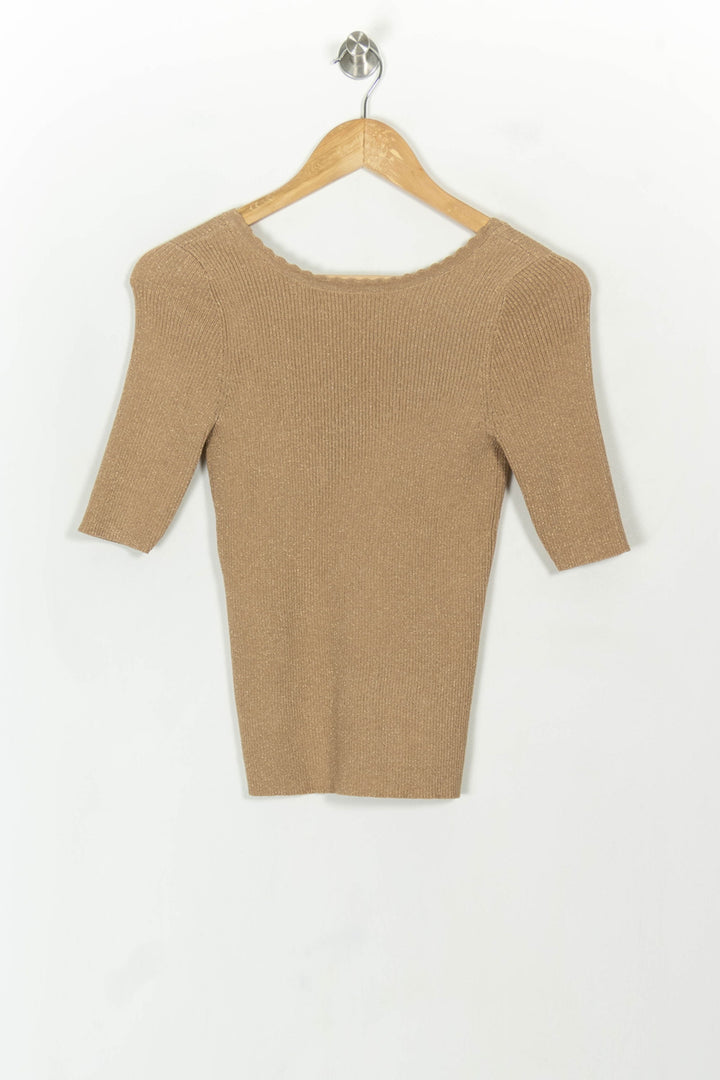 Pull Or - Taille S/36 de la marque Grace &amp; Mila | PARAD119159 - Vendu par Paradigme - Image 2