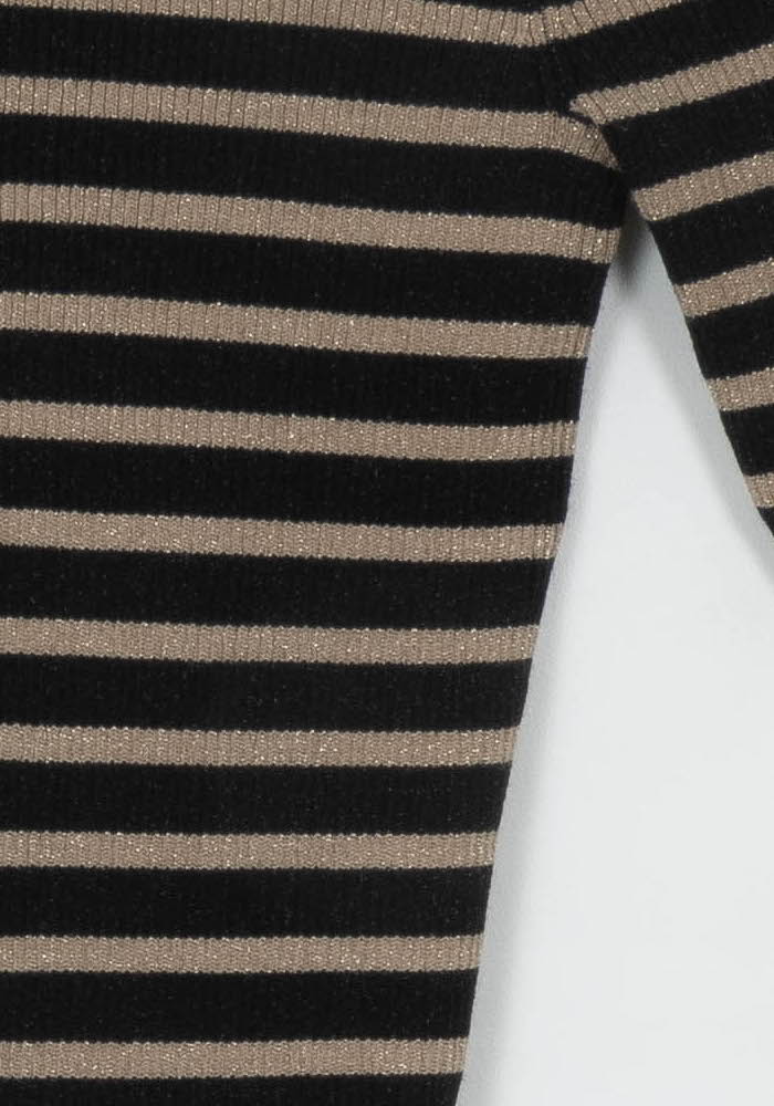 Top Noir et Beige - Taille S/36 de la marque Grace &amp; Mila | PARAD119163 - Vendu par Paradigme - Image 3