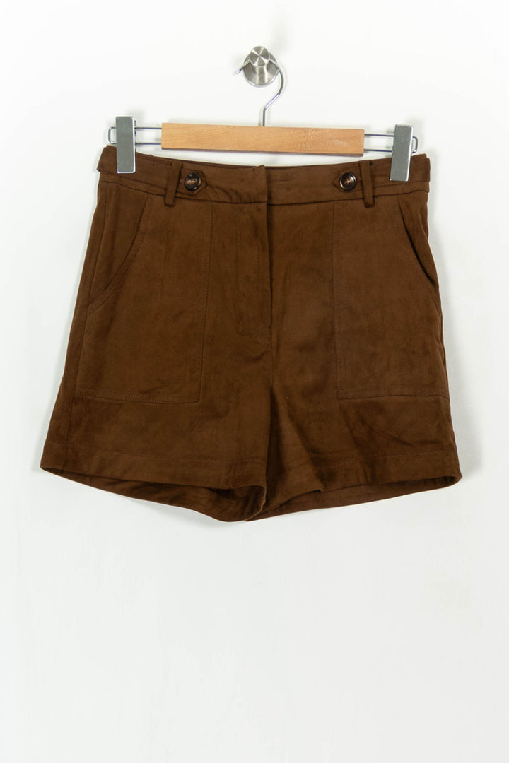 Short Marron - Taille S/36 de la marque FRNCH | PARAD119168 - Vendu par Paradigme - Image 2