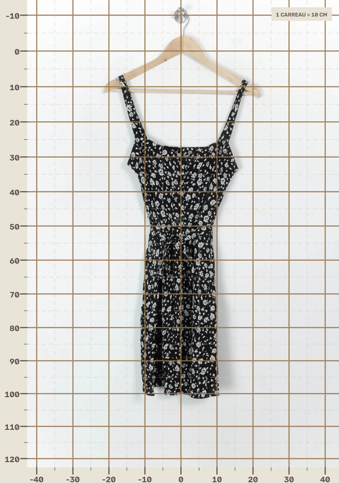 Robe Noire et Blanche - Taille S/36 de la marque Petite Mendigote | PARAD119170 - Vendu par Paradigme - Image 4