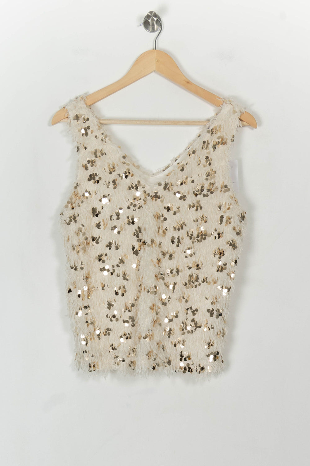 Top Doré et Blanc - Taille S/36 de la marque Imprevu | PARAD119174 - Vendu par Paradigme - Image 2