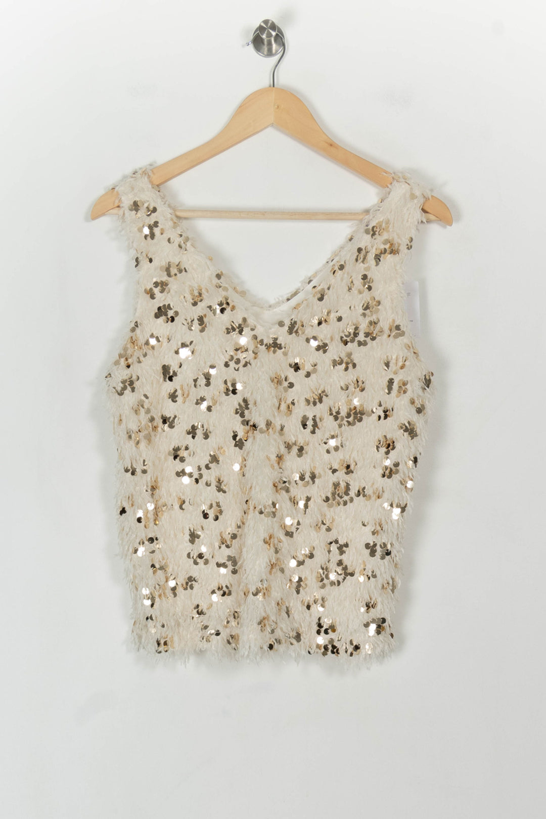 Top Doré et Blanc - Taille S/36 de la marque Imprevu | PARAD119174 - Vendu par Paradigme - Image 2