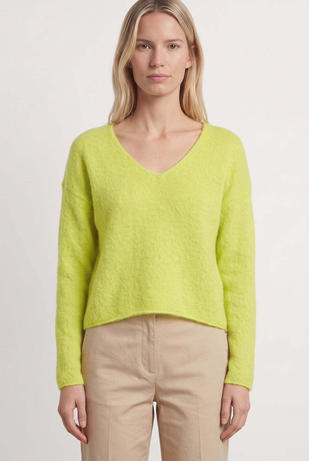 Pull Jaune - Taille S/36 de la marque American Vintage | PARAD119178 - Vendu par Paradigme - Image 1