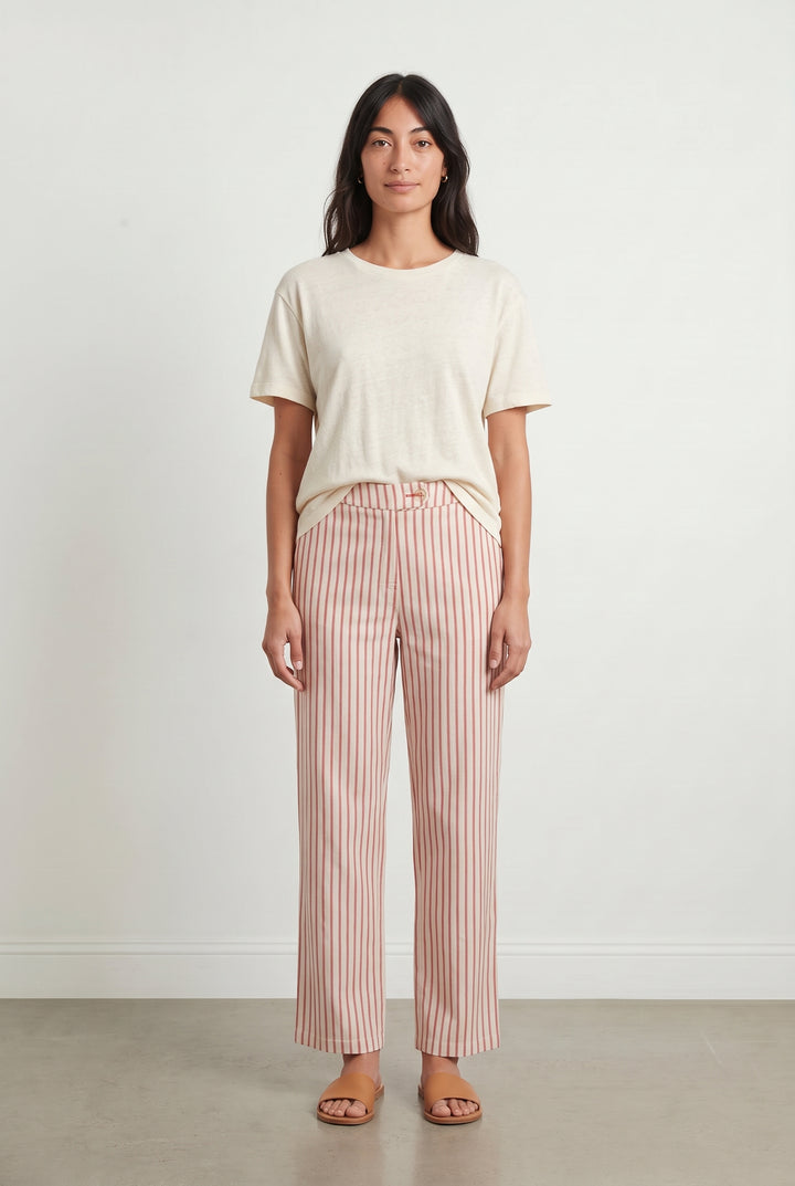 Pantalon Blanc et Rouge - Taille S/36 de la marque Imprevu | PARAD119179 - Vendu par Paradigme - Image 1