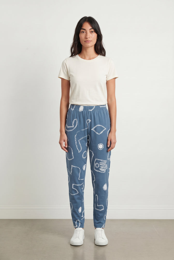 Pantalon Bleu et Blanc - Taille S/36 de la marque Kookai | PARAD119180 - Vendu par Paradigme - Image 1