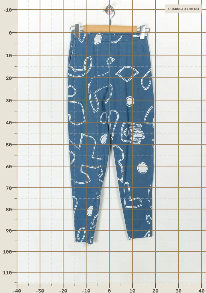 Pantalon Bleu et Blanc - Taille S/36 de la marque Kookai | PARAD119180 - Vendu par Paradigme - Image 4