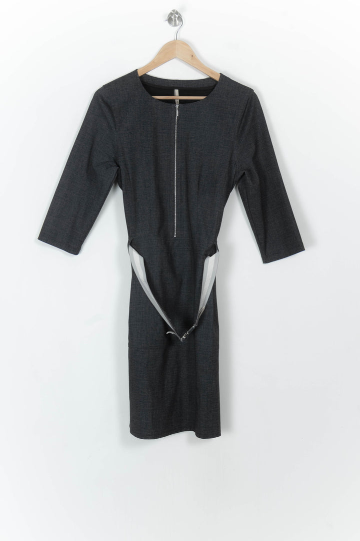 Robe Crayon Grise - Taille XXL/44 de la marque Indies | PARAD119181 - Vendu par Paradigme - Image 2