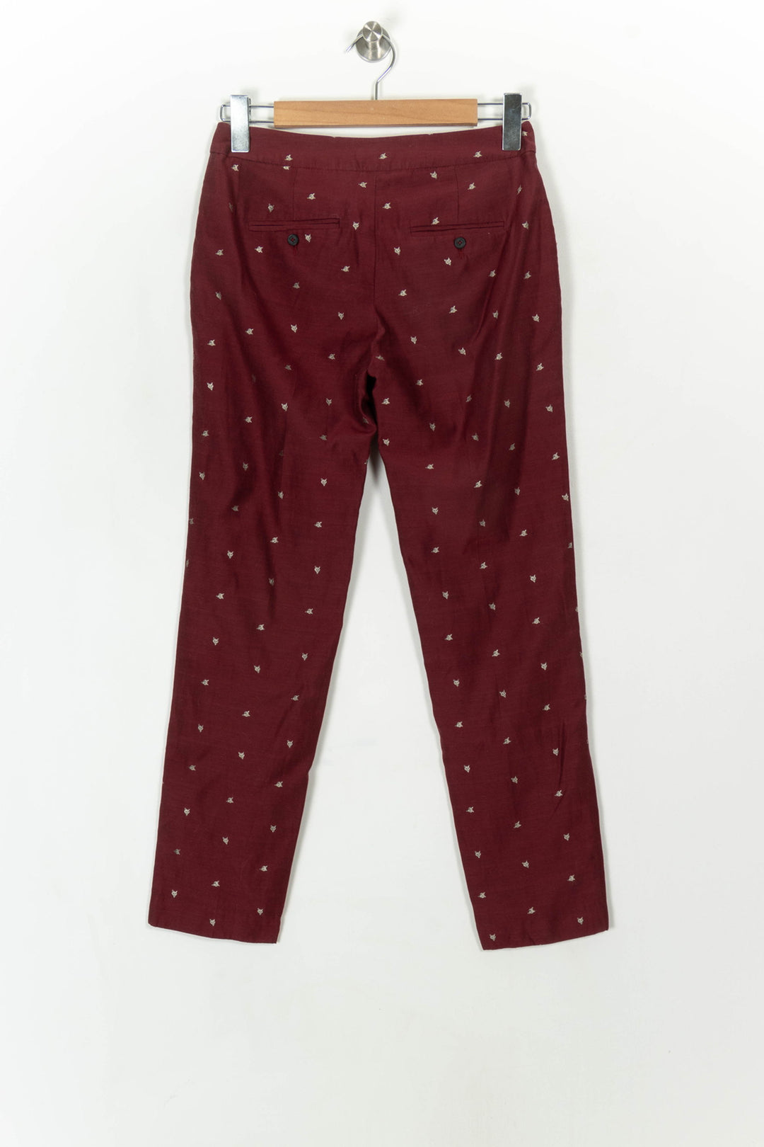Pantalon Bordeaux - Taille S/36 de la marque Claudie Pierlot | PARAD119186 - Vendu par Paradigme - Image 5
