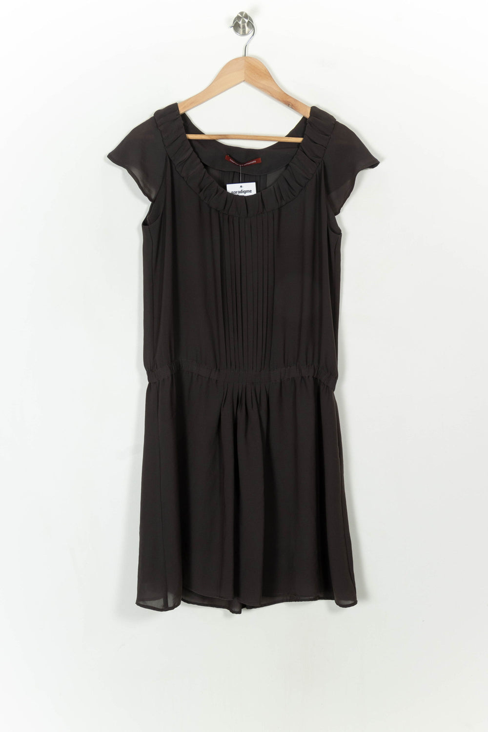 Robe Courte Marron - Taille M/38 de la marque Comptoir des Cotonniers | PARAD119189 - Vendu par Paradigme - Image 2