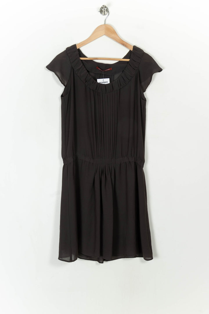 Robe Courte Marron - Taille M/38 de la marque Comptoir des Cotonniers | PARAD119189 - Vendu par Paradigme - Image 2
