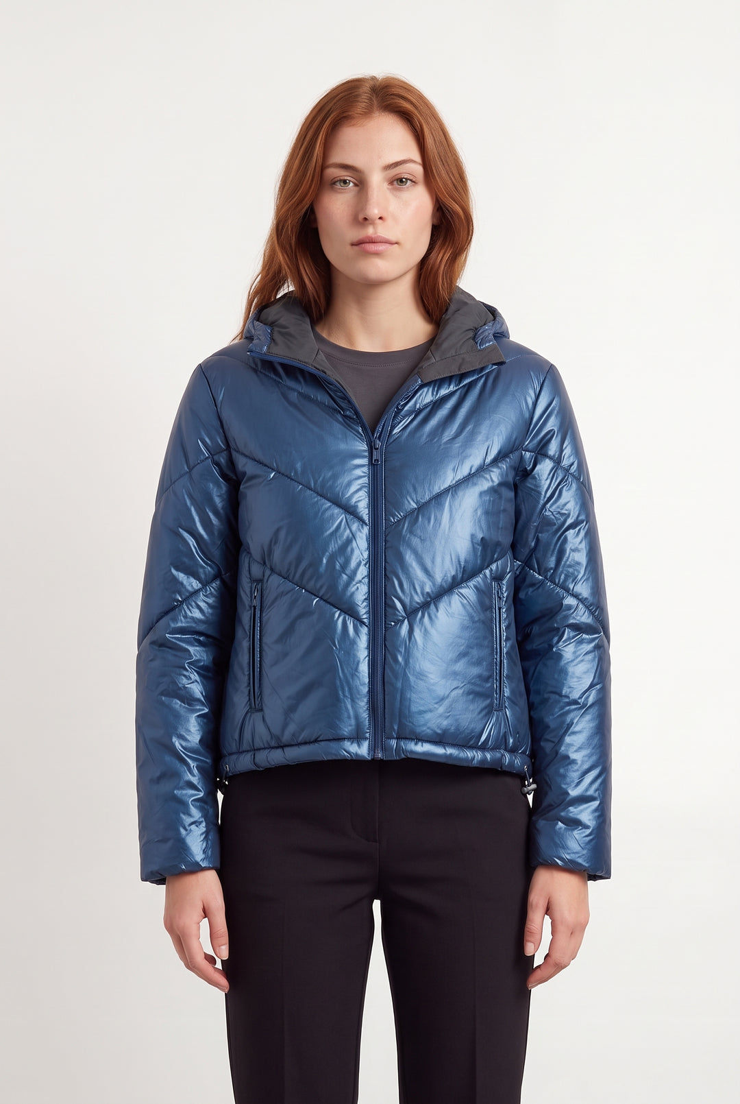 Doudoune Bleue - Taille S/36 de la marque IKKS | PARAD119192 - Vendu par Paradigme - Image 1