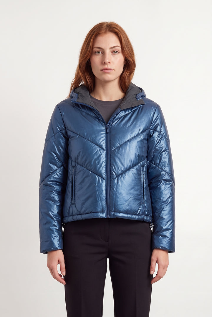 Doudoune Bleue - Taille S/36 de la marque IKKS | PARAD119192 - Vendu par Paradigme - Image 1
