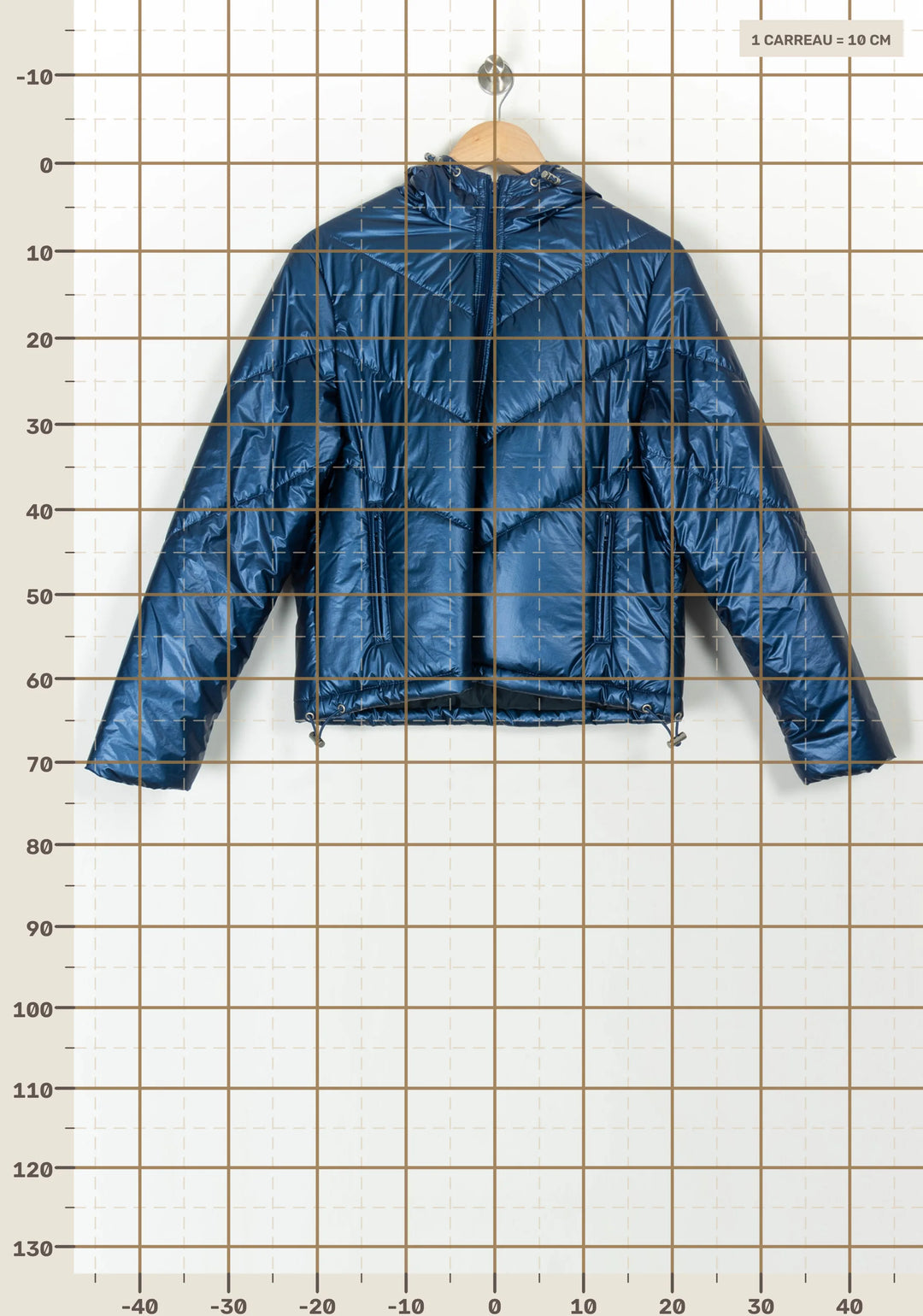 Doudoune Bleue - Taille S/36 de la marque IKKS | PARAD119192 - Vendu par Paradigme - Image 4