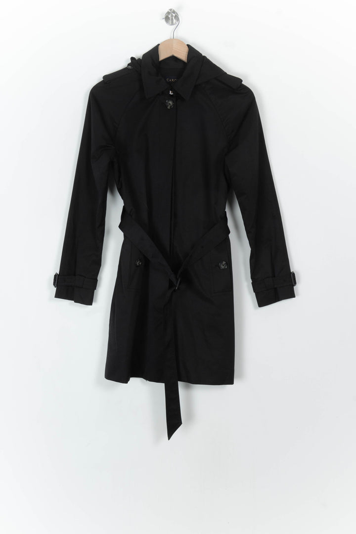 Trench Noir - Taille S/36 de la marque Caroll | PARAD119193 - Vendu par Paradigme - Image 2