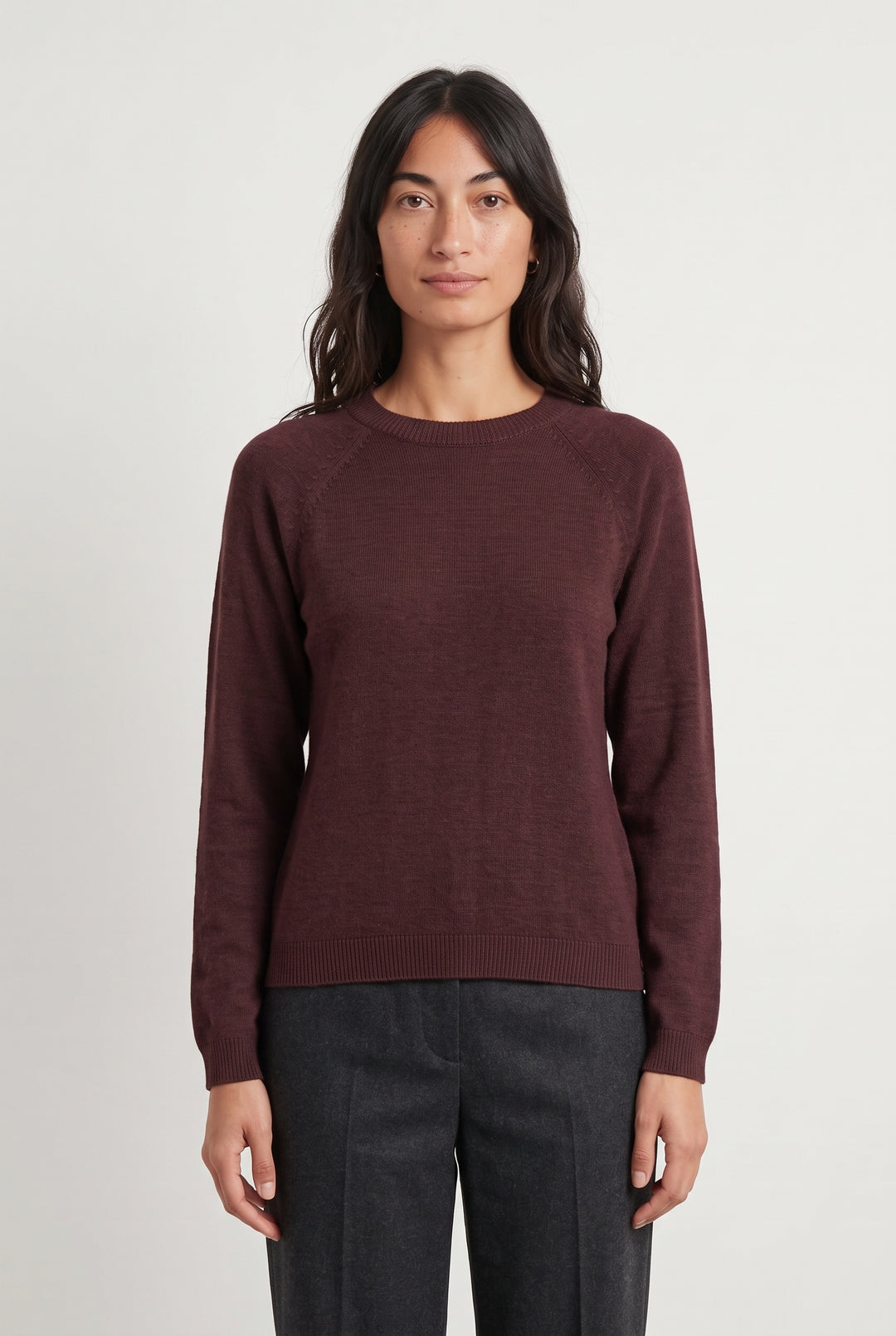 Pull Bordeaux - Taille S/36 de la marque Sud express | PARAD119195 - Vendu par Paradigme - Image 1