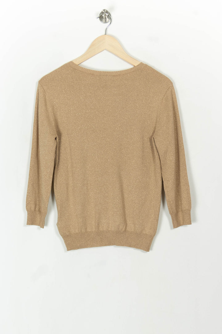 Pull Beige - Taille XS/34 de la marque Caroll | PARAD119196 - Vendu par Paradigme - Image 5