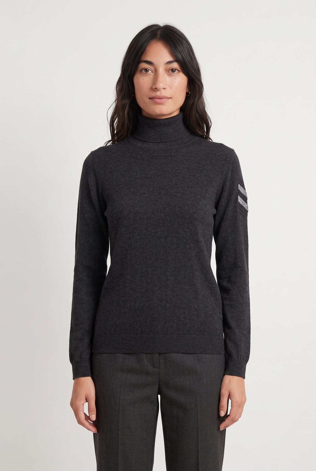 Pull Gris - Taille S/36 de la marque IKKS | PARAD119197 - Vendu par Paradigme - Image 1