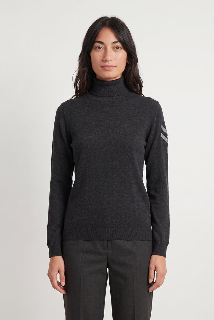 Pull Gris - Taille S/36 de la marque IKKS | PARAD119197 - Vendu par Paradigme - Image 1