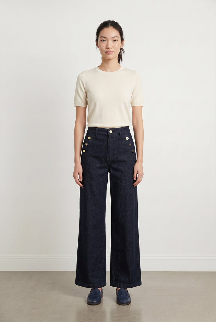 Jean Large Bleu - Taille XS/34 de la marque I.Code | PARAD119198 - Vendu par Paradigme - Image 1