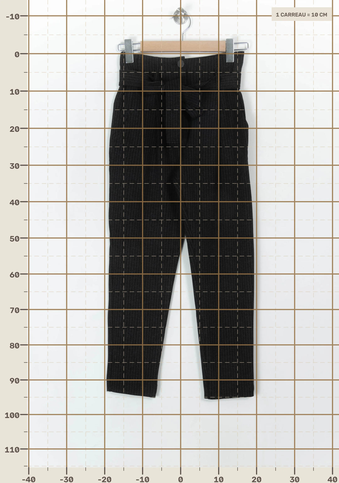 Pantalon Gris - Taille XS/34 de la marque IKKS | PARAD119199 - Vendu par Paradigme - Image 4