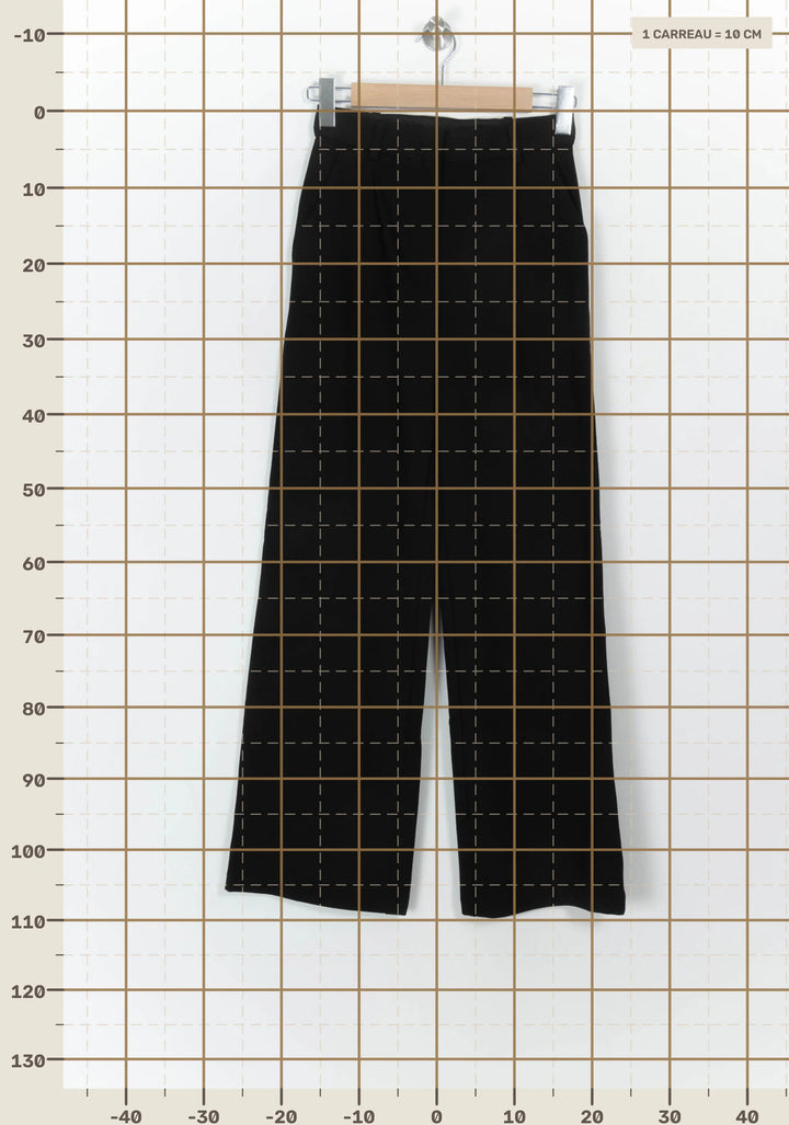 Pantalon Noir - Taille XS/34 de la marque IKKS | PARAD119200 - Vendu par Paradigme - Image 4