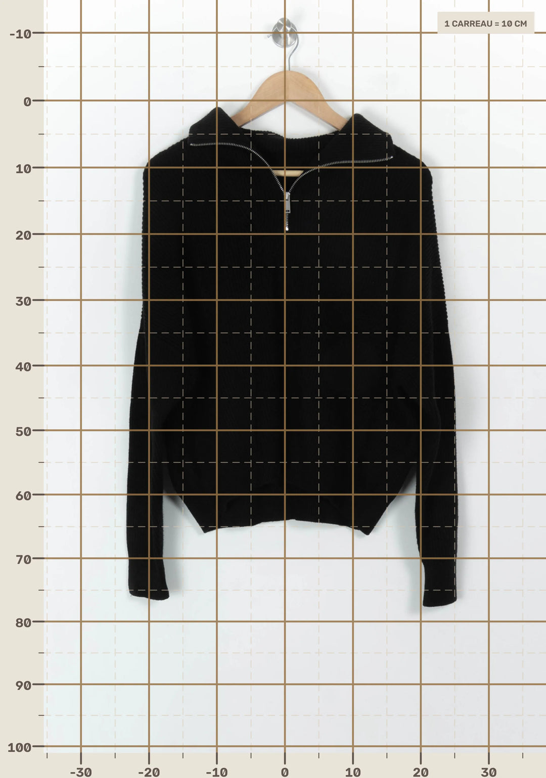 Pull Noir - Taille XS/34 de la marque IKKS | PARAD119202 - Vendu par Paradigme - Image 4