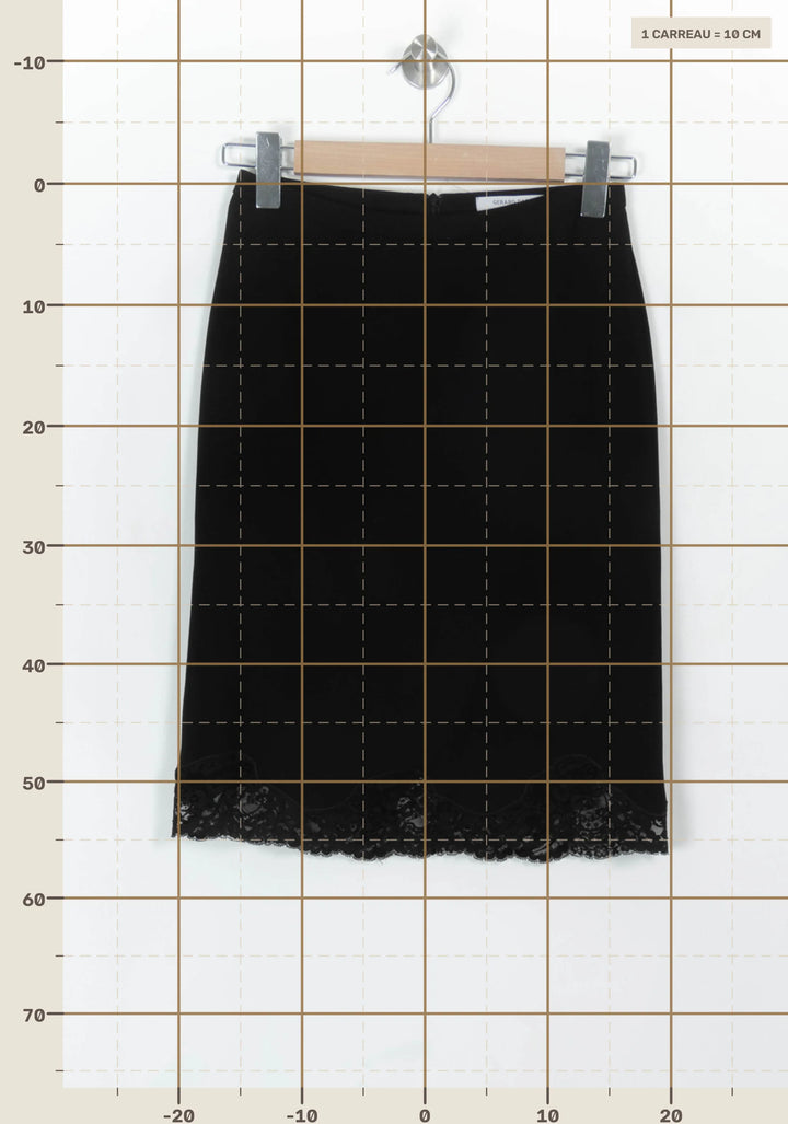 Jupe Courte Noire - Taille S/36 de la marque Gerard Darel | PARAD119203 - Vendu par Paradigme - Image 4